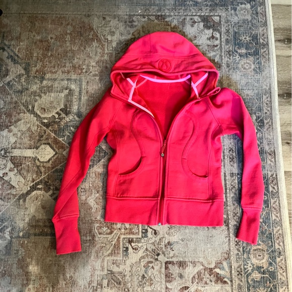 lululemon athletica Jackets & Blazers - Lululemon Fuchsia/Hot Pink Zip-Up Jacket